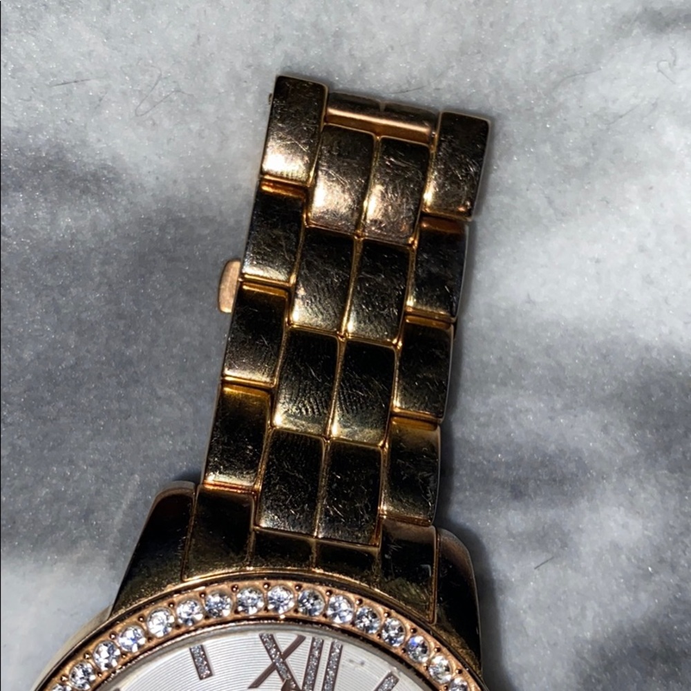 Guess Gold Rhinestone Watch - Picture 4 of 6